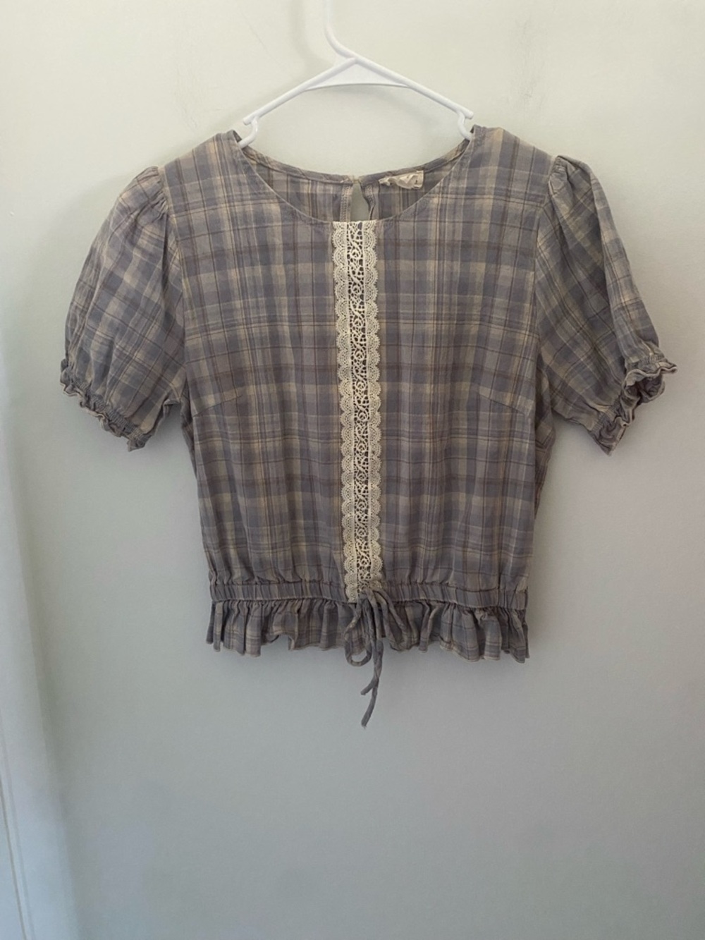 Hem&Thred Plaid Blouse